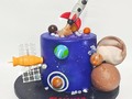 Máximo Turning One! Una deliciosa y espectacular torta del espacio para Máximo.  Decoración a cargo de @eraseunavezdecoraciones  #cohete #tortaespacial #tortaespacio #tor #cartagenabakery #reposteriacreativa #reposteríacartagena #tortastematicas #tortasencartagena #tortaspersonalizadas #cakeforlife #bakingdreams