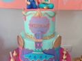 Shimmer and Shine Cake !! Una hermosa torta para Gabriela de sus princesas favoritas. #marycaya_cakes #cartagenabakery #shimmerandshine #shimmerandshinecake #tortaspersonalizadas #tortasencartagena #bakingdreams #naranjaconsemillasdeamapola #trabajoenequipo