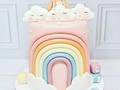 Baby Bear!! Cumple mes de Alejandra . Rainbow 🌈 cake ! Lluvia de amor!! #cartagenabakery #tortastematicas #tortaspersonalizadas #tortasinfantiles #cakesencartagena #cakesencartagena #bakingdreams #signaturestyle