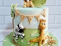 Waiting for Simon! Baby Shower Cake !! Baby Safari theme Cake!! .  Baby Shower Cake #babyshower #babyshowercake #bsbysafaricake #cartagenabakery #cakedesign #cakeart #sweetwaiting #tortastematicas #tortaspersonalizadas #tortasinfantiles #marycayacakedesigner #marycayacakestyle