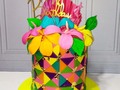 Neon Party ! Fiestas novembrinas.. #neonparty #neoncake #signaturestyle #diseñopropio #marycayacakestyle #cakedesign #cakeartist #bakingdreams #cartagenabakery #tortaspersonalizadas #tortastematicas