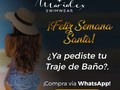 𝑹𝒆𝒄𝒐𝒓𝒅𝒂𝒕𝒐𝒓𝒊𝒐.  Aprovecha los precios de oferta que tienen nuestros trajes de baño por la temporada de Semana Santa.   Nuestros diseños son 100% exclusivos, están hechos con las mejores telas y cuentan con un increíble acabado.😍  ¿Que esperas para solicitar el tuyo?.🤩  ¡Consulta nuestros precios!.  Link en nuestra bio.👆  #marialexswimwear #Venezuela #Anzoátegui #moda #glam #estilo #playa #semanasanta #miercoles