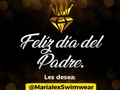 Ellos también son importantes y fundamentales para el desarrollo de grandes mujeres y hombres para esta sociedad.😊  Desde @marialexswimwear queremos desearles un feliz día de Padre a todos esos luchadores que se esfuerzan a diario por cumplir este rol.🤗  Hoy nos unimos a esta celebración.🥳  #felizdiadelpadre #padre #marialexswimwear #trajedebaño #Venezuela