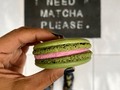 Would you be my | Matcha.tine| ? 💚💕. . Matcha & #pinkfud M A C A R O O N S. . . Llega-[té]. . #matchacha