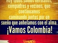 Que orgullo de ser colombiana gracias mi seleccion