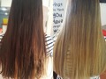 Antes y después clienta encantada con el resultado cabello tratado con lisaplex..es lo máximo proteger tu melena .... ven pide tu cita para tener el gusto de atenderte @mayosther