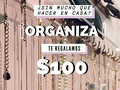 MATE TE REGALA $100!! 🆘🌈✨ . Aprovecha estos días en casa para organizar todos tus accesorios. 💍 . ⭕️ COD : MATE100 . 🎁 EL REGALO APLICA SOLO SI AGREGAS A TU 🛒 ALGUNO DE LOS 3 ORGANIZADORES MÁS VENDIDOS PARA ACCESORIOS.🌈 . - VERSALLES🔥 - MARMOL JEW🔥 ó - ROXY 🔥 .  SHOP ON :  Promoción Válida hasta el 29 de marzo o agotar existencias. 🥳 . #StayInHome #StaySafe #TeRegalamoscien