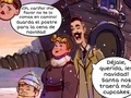 Los monstruos no solo están debajo de la cama.  Monstruos en navidad 1/9 Créditos @jwitless_art