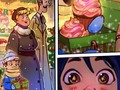 Los monstruos no solo están debajo de la cama.  Monstruos en navidad 1/9 Créditos @jwitless_art