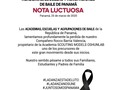 Las ACADEMIAS, ESCUELAS Y AGRUPACIONES DE BAILE de la República de Panamá, lamentamos profundamente la perdida de nuestro Compañero Rocco Barría Valencia, propietario de la Academia SCOUTING MODELS OSHUNLAB  uno de los precursores de este gran movimiento desde sus inicios.  Nuestro sentido pésame a todos sus Familiares, Estudiantes y Padres de Familia  #LADANZAESTADELUTO #LADANZANOSUNE #JUNTOSOMOSPANAMA