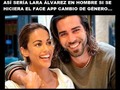 Son dos gotas de agua Lara Álvarez y su hermano, ni el Face app lo haría mejor… - para mas chistes: Click aqui