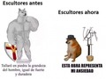 Los escultores ya no son lo que eran - para mas chistes: Click aqui