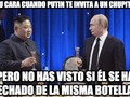 Tu cara cuando putin te invita a un chupito y no has visto si él se ha echado de la misma botella - para mas chistes: Click aqui