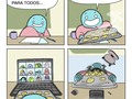 Algo bueno tenían que tener las clases online - para mas chistes: Click aqui