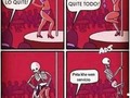 Mientras tanto, en un strip club esquelético - para mas chistes: Click aqui