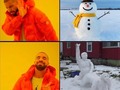 Porque el típico muñeco de nieve ya está muy visto… - para mas chistes: Click aqui