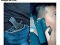 Cuando quieres que tu teléfono pase desapercibido - para mas chistes: Click aqui