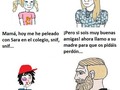 Cuando los hijos se meten en problemas, discusiones, peleas… - para mas chistes: Click aqui