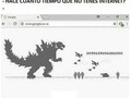 Me pasé el juego del dinosaurio - para mas chistes: Click aqui