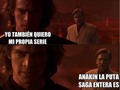 Anakin se pone celoso de la serie de Obi Wan Kenobi - para mas chistes: Click aqui