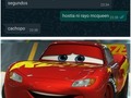 Creo que Rayo McQueen no decía eso… - para mas chistes: Click aqui