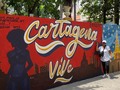 Solo porque hoy es sábado … mis favoritos 🥰🙏🏽❤️ #Murales #PlazaDeBolivar #Cartagena