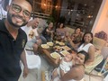 Amigos del alma en las buenas y en las malas .. con comida y sin comidaaa jajaj no sin comida noooo jajajaj 😜🧑🏽‍🍳☀️ #parchepastas #amig@s #brindis