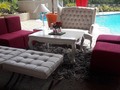 Salas lounge vip con muebles de estilo #sofa #lounge #mueblesdeestilo #puffbarcelona #butacaslounge
