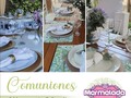 Celebra tu comunión al mejor estilo de Mermelada Lounge. Nos encargamos de ambientar desde las reuniones más íntimas hasta las grandes celebraciones #comunion #primeracomunion #bautizo #cumpleaños #decoracioneventos #decoracioncomuniones #alquilerdemesasysillas #alquilerdepuff #alquilermesasysillas #alquilerdetoldos #arreglosflorales #mesoneros #cristaleria #pasapalos #catering #tortas #postres #dj #iluminacion #mesaservida