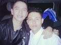 Aqui junto al parcero @andyrivera_ A noche en el lanzamiento de ME ESTOY ENAMORANDO!!! MICHAN En la casa baby!!!