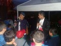 A pesar de el clima hubo el apoyo de la gente y los niños, celebrando su día  #halloween #diadeelniño