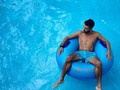 Deep in blue.