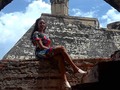 #CartagenaLaHeroica   🧡 Gracias al Guia turístico que ademas de contarnos la historia del castillo, se ofrecio a tomarme las fotos.   ☆☆☆☆☆  😊Excelente servicio.  #castillosanfelipedebarajas