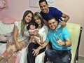 Recordando la visita de @LuiferCuello y @vivitorresv a su compadre y colega Martín Elías, @dayanajaimes55 y Paula Elena quien está hoy de cunpleaños
