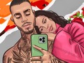 🦊 🌹 #rosalia #rauwalejandro #motomami #couple #inked #goals #selfie #parejas #romantic #urban #españa #puertorico #mikericharddiaz #design