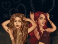 I’m sorry for the spam but Im obsessed 😭 @shakira @karolg #newmusic #shakira #karolg #tequedegrande #tequedogrande #fanart #art #cartoon #love #paint #mikericharddiaz #musicart #coverart #colombianas