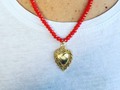 Detente✋ collar cristalitos rojos 😍 $ 18.000