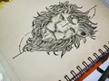 #lion #draw #sketch listo para tatuar...