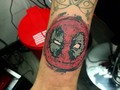 #deadpool #tattoo #colortattoo #smalltattoo #miloguecha #tattooartist @lienzovivo #tattooshop #bogota #colombia  #inkedup
