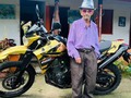 El abuelo de 100 años con la mejor actitud 💯🔥🔥 @solo_faracha_ 🔥🔥 #xt660 #yamaha #motos #medellin #tendencia