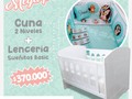 ⭐A petición de los papitos⭐⭐ nuevamente nuestra promo de cuna y lenceria básic. ( solo 5 cupos disponibles). Confirmas tu compra con el 50% y separas tu promo. Le lencería que incluye es personalizada con sábana unicolor.. #lenceriasparabebe #cunas #cojíndelactancia #Sabanitas #babyshower #mamaprimeriza #nidos #pañaleras #Sueñitosdeamor #pucherosbaby