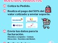 Nuestro proceso de compra.  ⭐ Para compras menores de 30.0000 el pago si se realiza en su totalidad para confirmar la compra ⭐