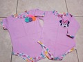 Set de Bodies para Niña talla 6-9 y 9-12 en algodón pastel a solo 10$ precio oferta (nuevos)