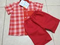 Conjunto de niño en bermuda talla 01 en 10$ oferta especial