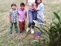 Con mi hijo y mis sobrinos :)