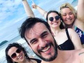 Eu amo vocês demais!  Pode chover, pode queimar de mormaço sem protetor (né, @mirelle_furlan ? 🤣 Pode picar os bicho, e o povo acordando os veio (os veio somos nós)  @laislongatti  @felipemoscabarista  Esse fds foi demais ❤️