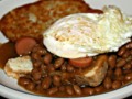 Breakfast- beans on toast