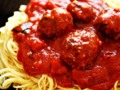 Spaghetti and meatballs- home made!