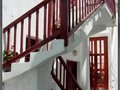 Red Railings - Mykonos Greece