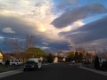 Troubling Sky ... this morning as storm fronts converge.